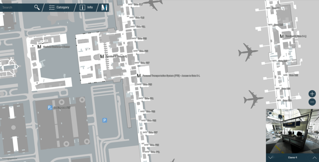 Munich airport navigation