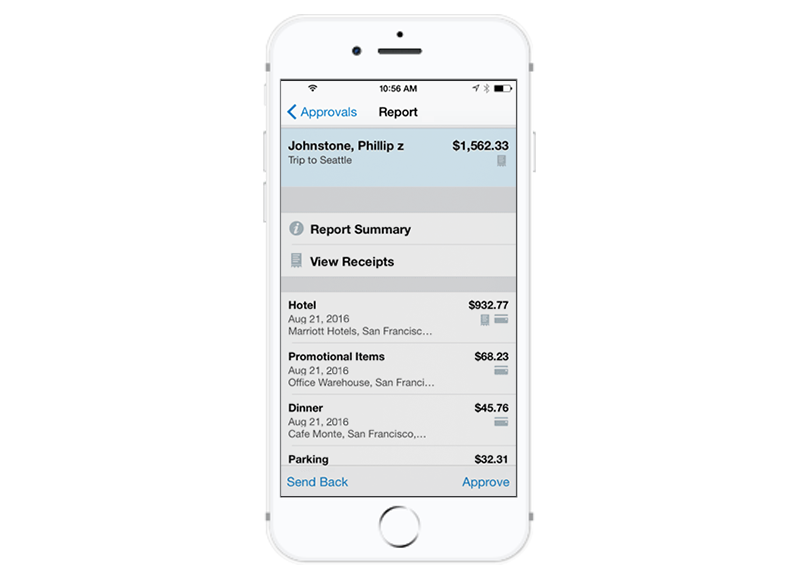 Expense reporting in Concur 