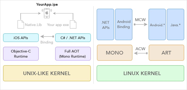 Xamarin project structure