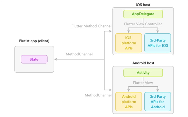 Flutter iOS and Android Structure