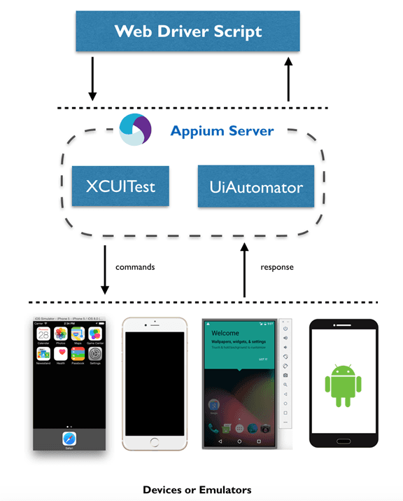 How Appium server works