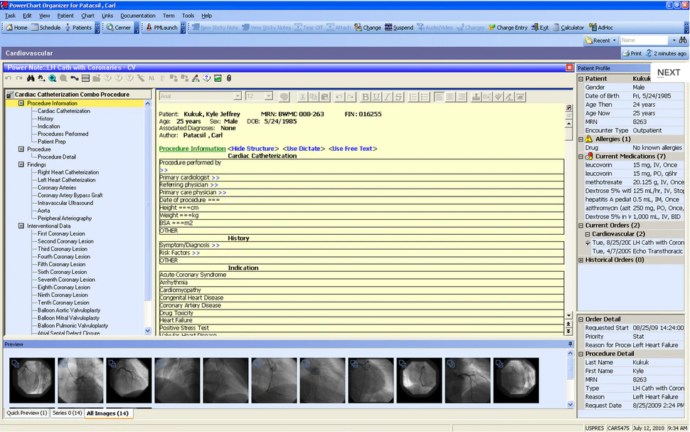 electronic health records example