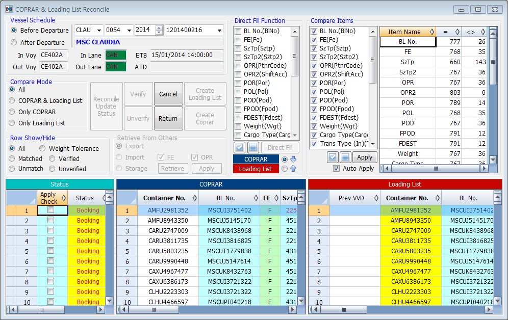 CATOAS platform interface