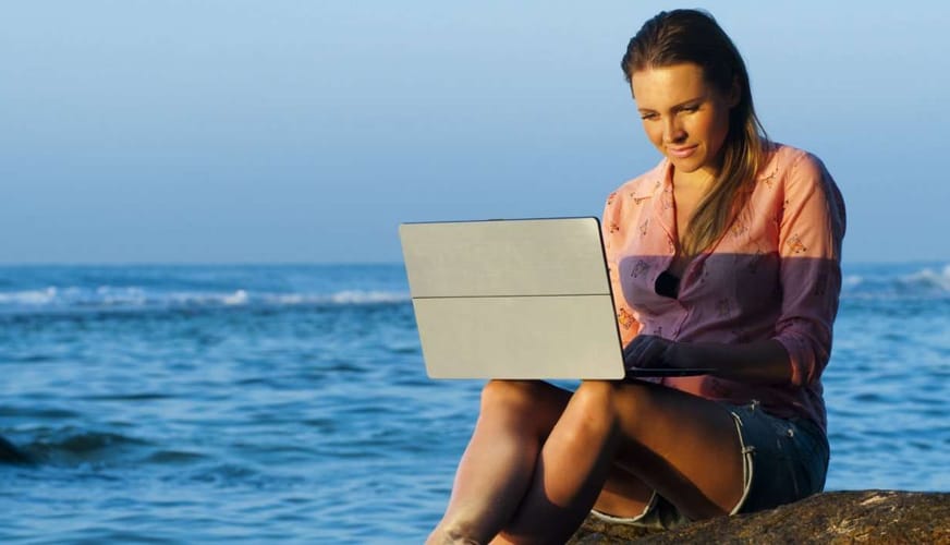 Girl and sea