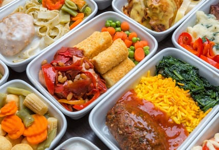 in-flight meals