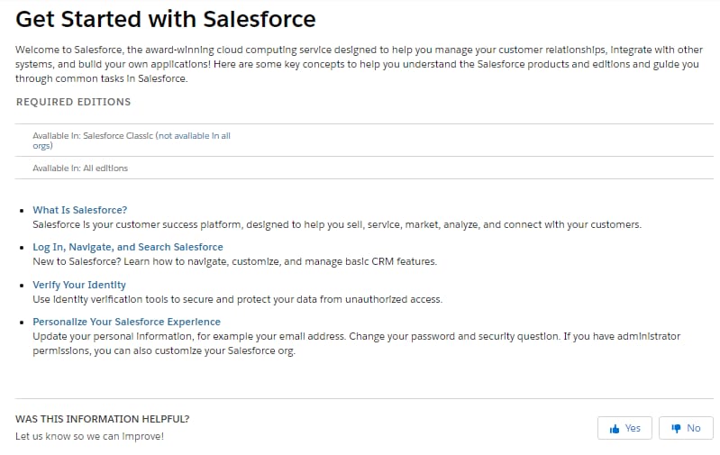 salesforce helpdesk