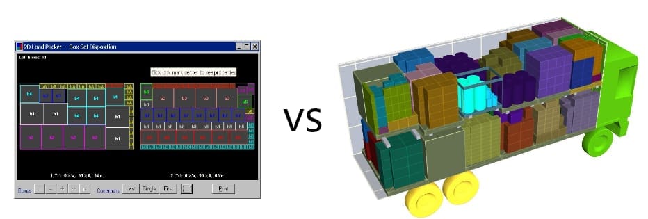 2D vs 3D load plans