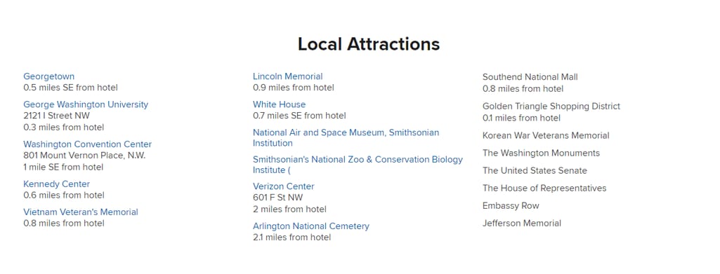 Local Attractions