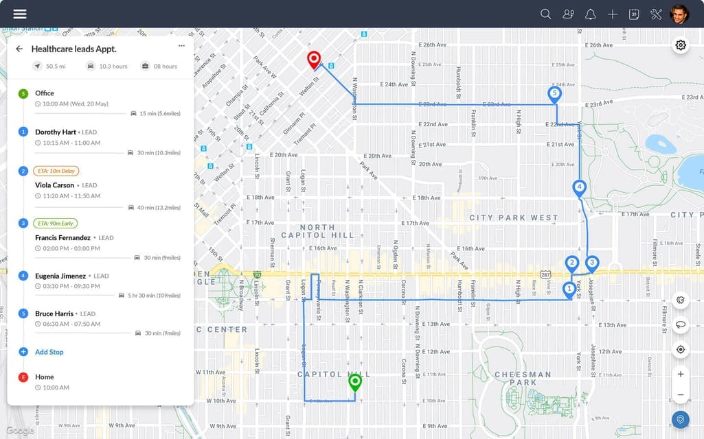 routeIQ by zoho