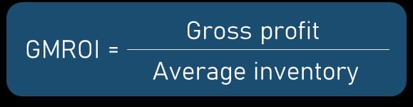 Gross margin return on investment formula