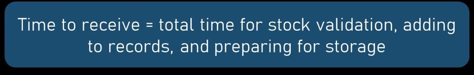 Time to receive formula
