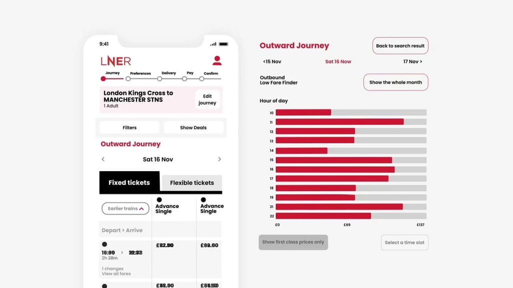 journey planning flow