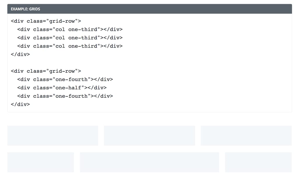 Buffer’s example of grid implementation