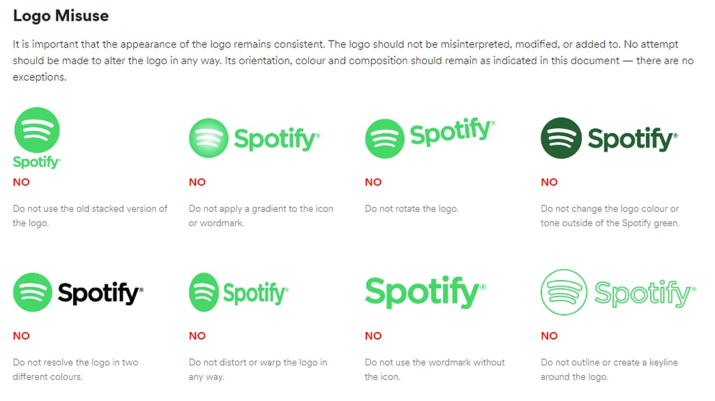 Spotify branding guide
