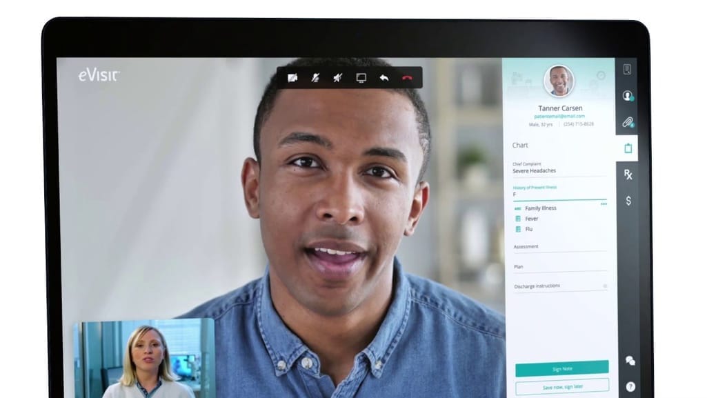 EVisit video conference application