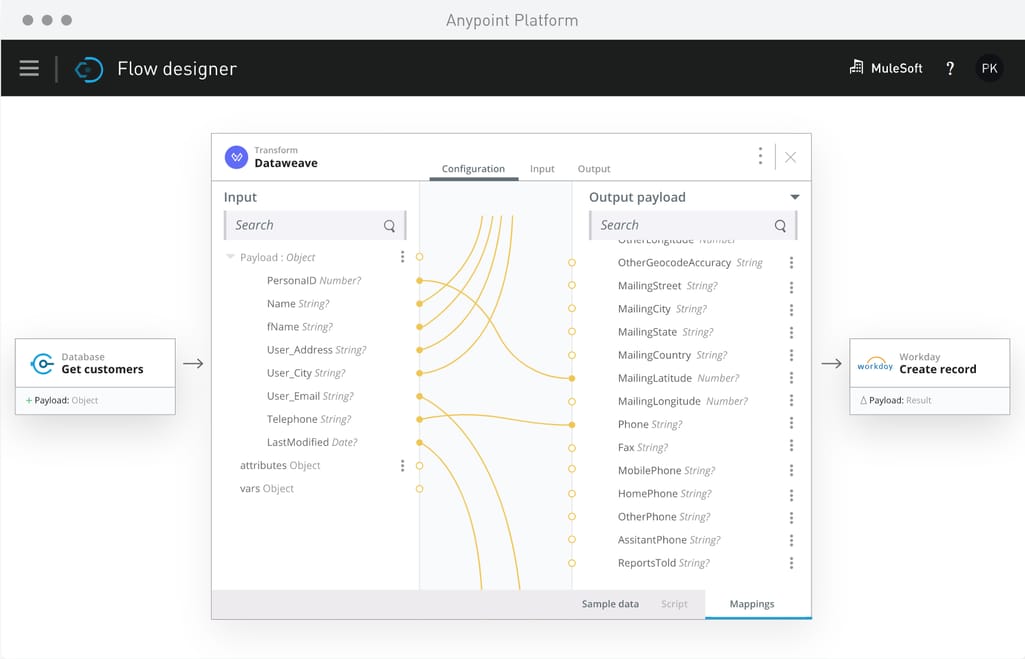 Anypoint API designer tool