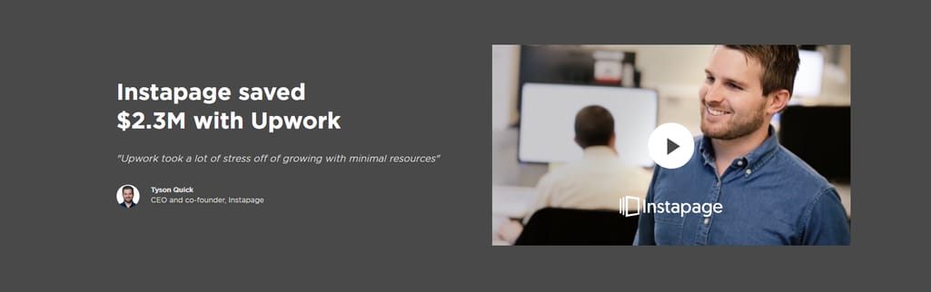 Upwork testimonials