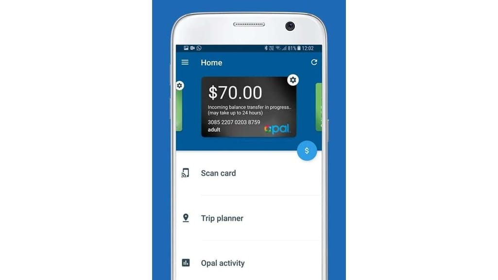 card scanning in opal travel