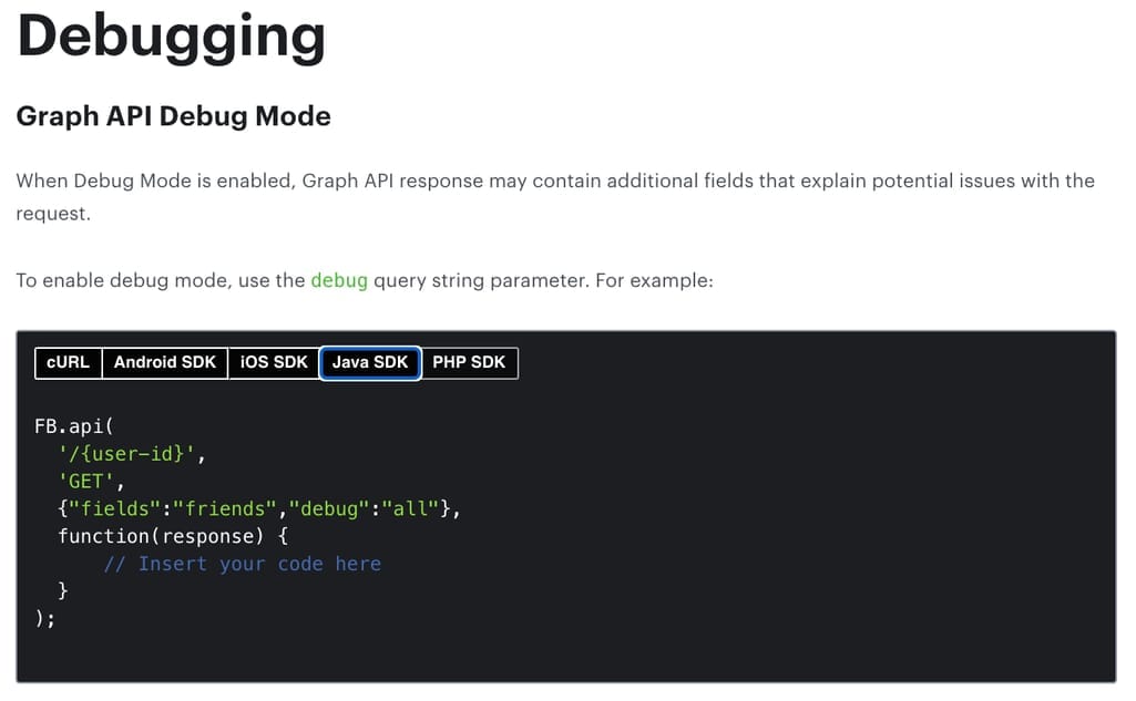 facebook graph api