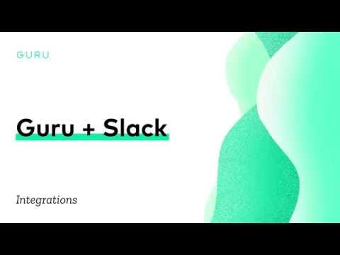 Guru + Slack