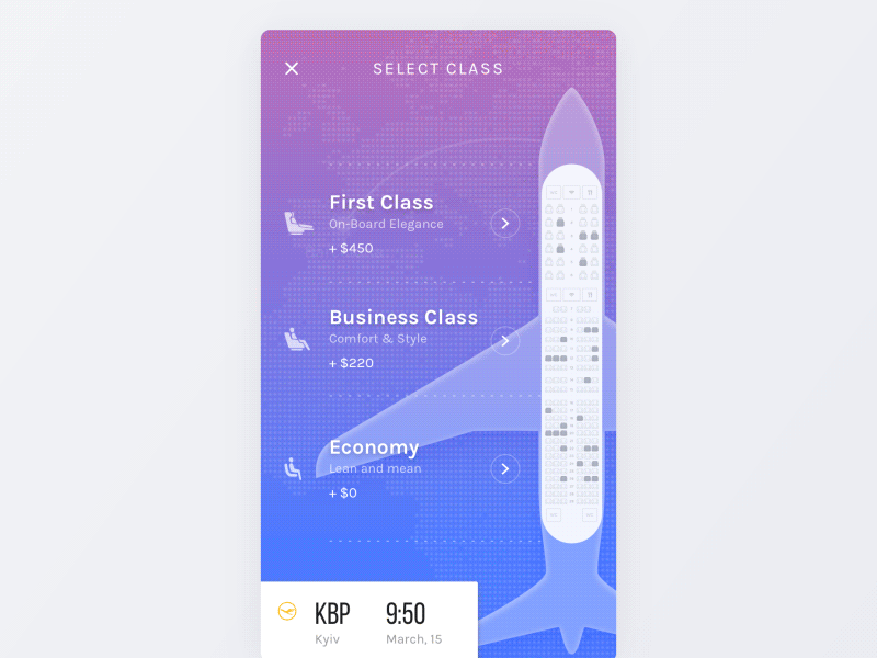 mobile seat map example