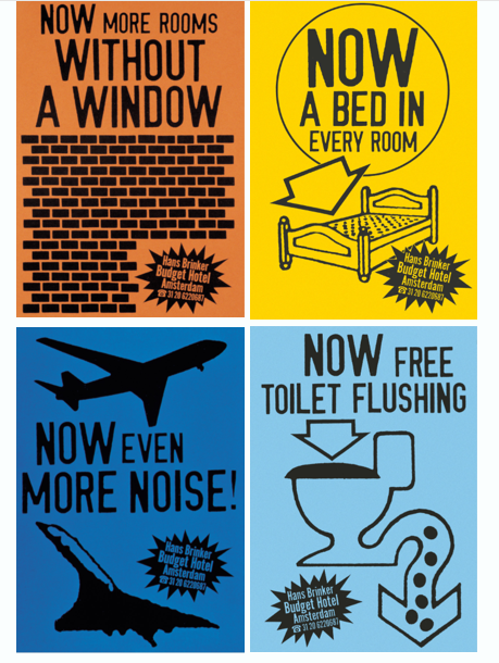 Hans Brinker Hostel’s ads