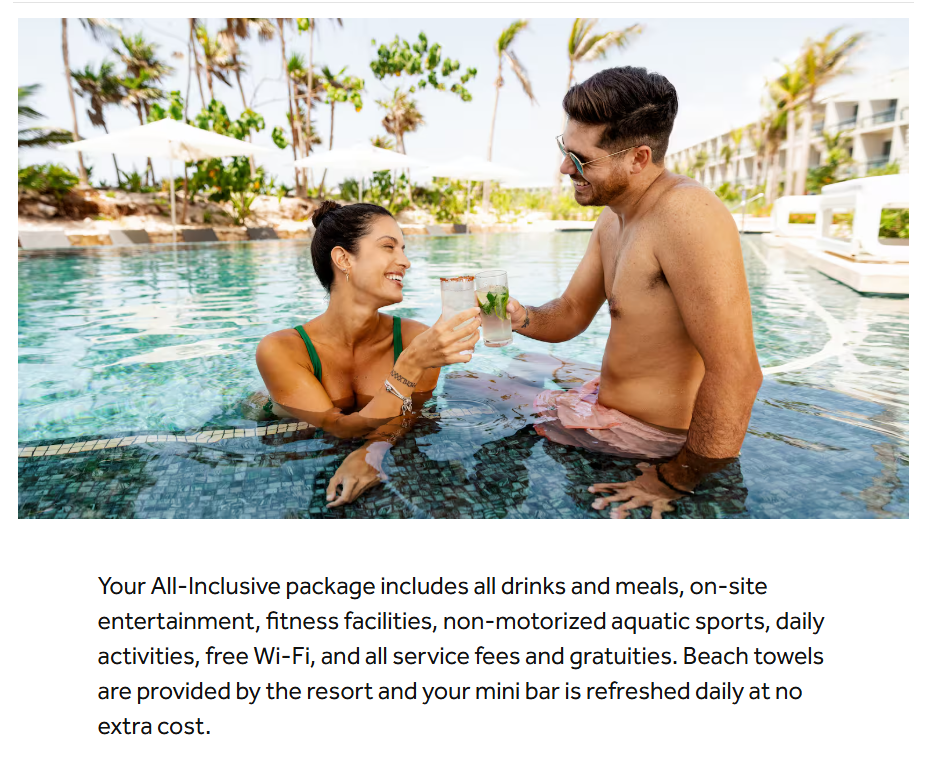 What’s included in the all-inclusive price?