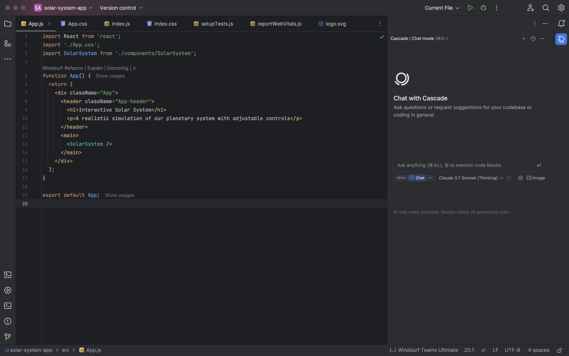Windsurf Cascade via an IDE